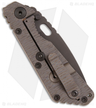 Strider SMF Folding Knife Green G-10 (3.9" Black Plain)