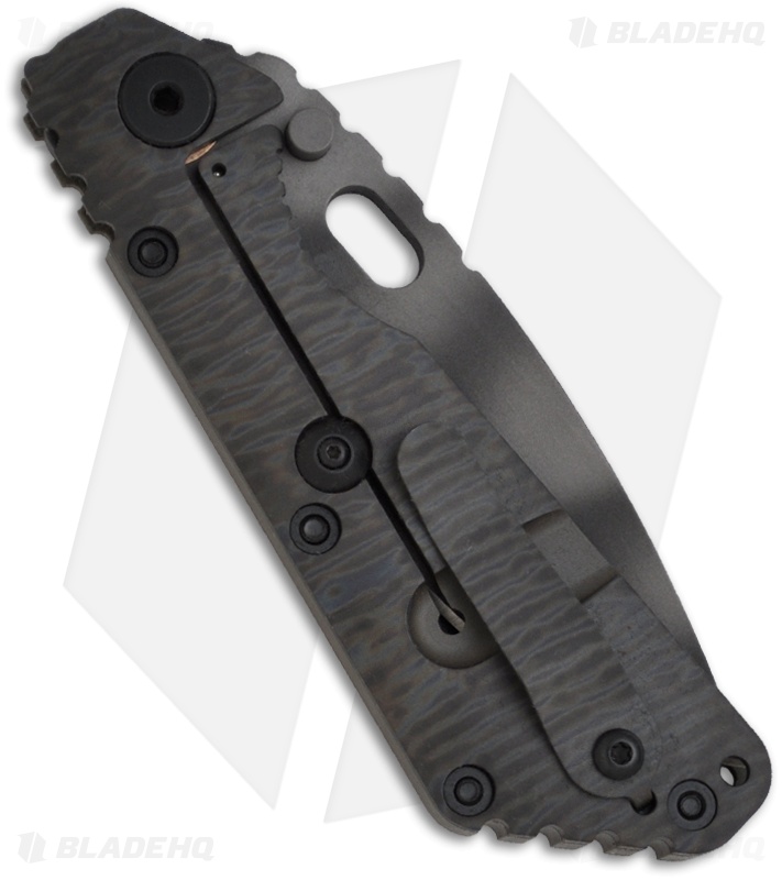 Strider SMF-CC Green G-10 Folding Knife (3.9" Tiger Stripe Plain)