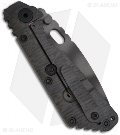 Strider SMF-CC Green G-10 Folding Knife (3.9" Tiger Stripe Plain)