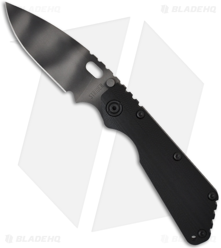 Strider Sbbf Strider SMF-CC Black G-10 Folding Knife (3.9