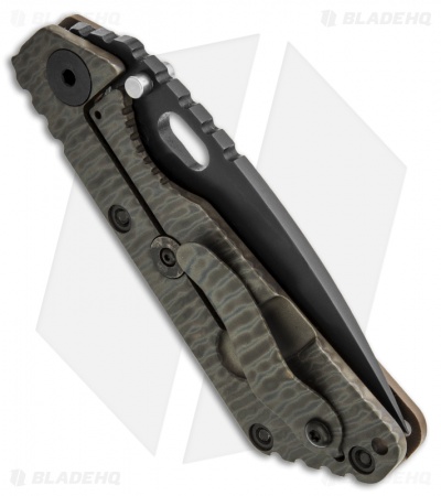 Strider SnG PD1 Coyote Brown G10 Knife w/ Heat Stripe (3.5" Black)