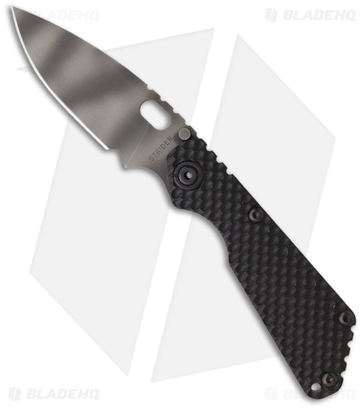 Strider SnG Black GG Gunner Grip Folding Knife (3.5" Tiger Stripe Plain)