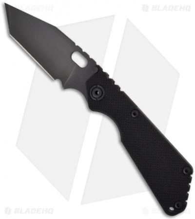 Strider SnG Tanto Frame Lock Knife Black G-10 (3.5" Black)