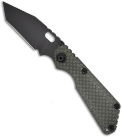 Strider Knives SnG Tanto OD Green GG Gunner Grip Knife (3.5" Black Plain)