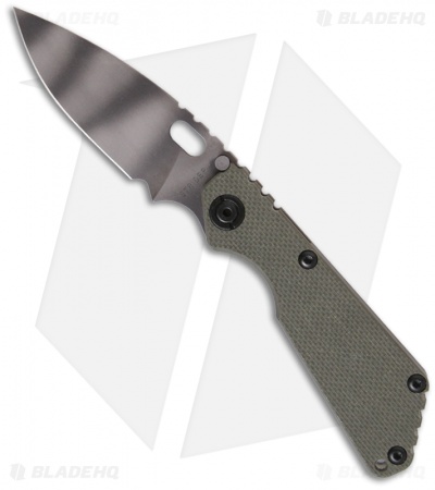 Strider SnG Green G-10 Folding Knife (3.5" Tiger Stripe)