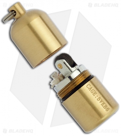 Maratac Brass Tiny Split Pea Peanut Lighter