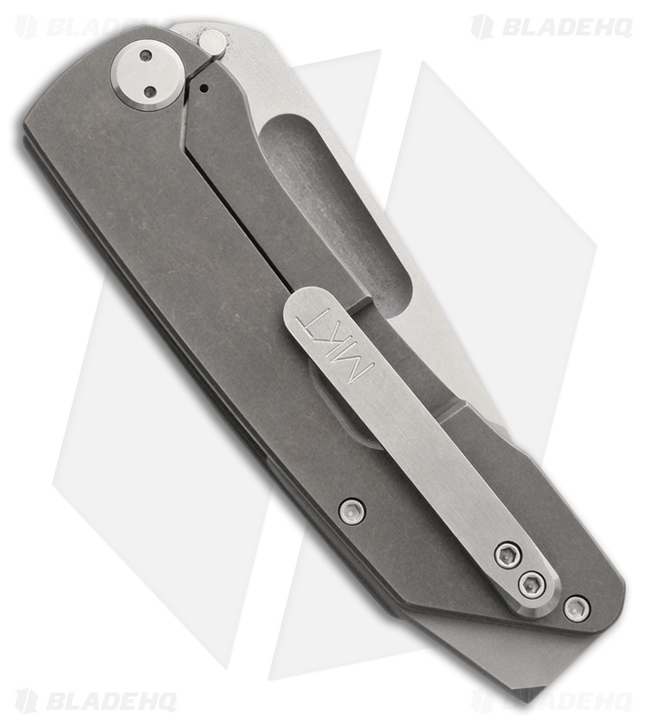 Medford The General Frame Lock Knife Tumbled Titanium (4" Stonewash) MKT