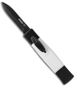 AKC Minion Concord Dagger OTF Automatic Knife Black/White (2.3" Black)