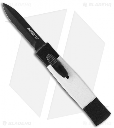 AKC Minion Concord Dagger OTF Automatic Knife Black/White (2.3" Black)