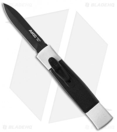 AKC Minion Concord Dagger OTF Automatic Knife White/Black (2.3" Black)