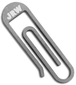 JRW Tough Clip Titanium Key Dangler Stonewashed - Blade HQ