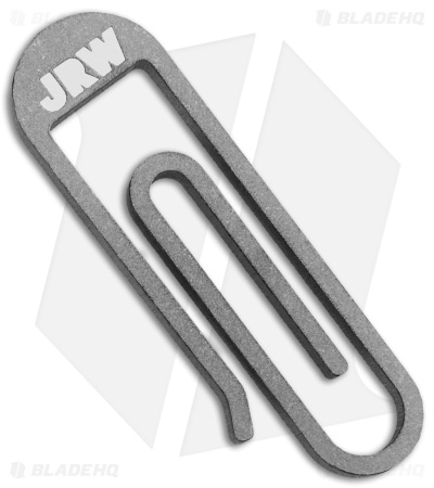 JRW Tough Clip Titanium Key Dangler Stonewashed - Blade HQ