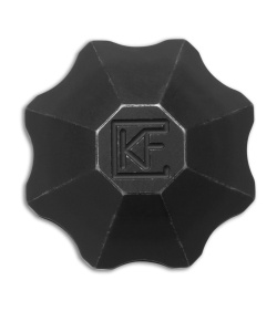 Custom Knife Factory Kaz Bead Dark Stonewash Titanium