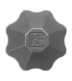 Custom Knife Factory Kaz Bead Stonewash Titanium