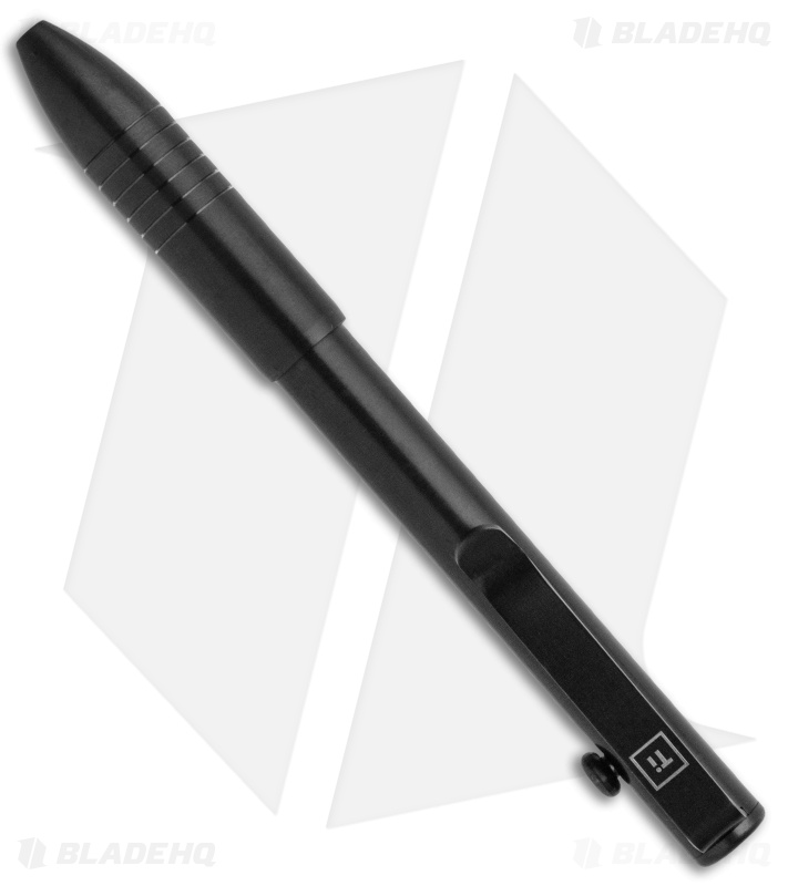 Big Idea Design Bolt Action Refillable EDC Pen (Black Titanium)