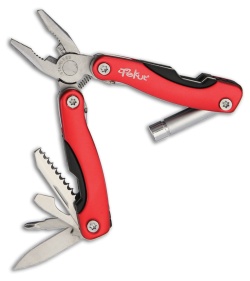 Tekut Folding Multi-Tool Red (8-in-1) KT5004