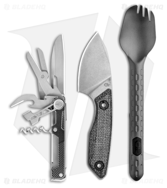 Gerber Hike Kit w/ Armbar Cork Multi-Tool, Stowe Knife, and Devour Multi-Fork