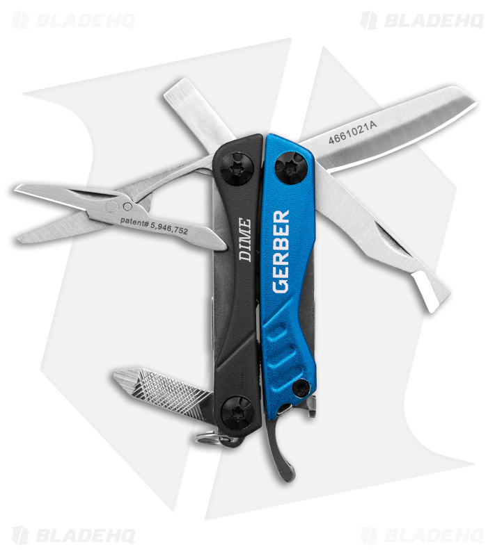 Gerber Dime Blue Multi-Tool | FREE w Orders $149+ - Blade HQ