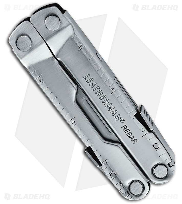 Leatherman Rebar Silver Multi-Tool w/ Leather Sheath (17-in-1) 831551