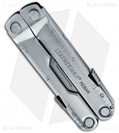 Leatherman Rebar Silver Multi-Tool w/ Leather Sheath (17-in-1) 831551