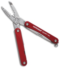 Leatherman Squirt ES4 Multi Tool w/ Red Handle (9-in-1) 831198