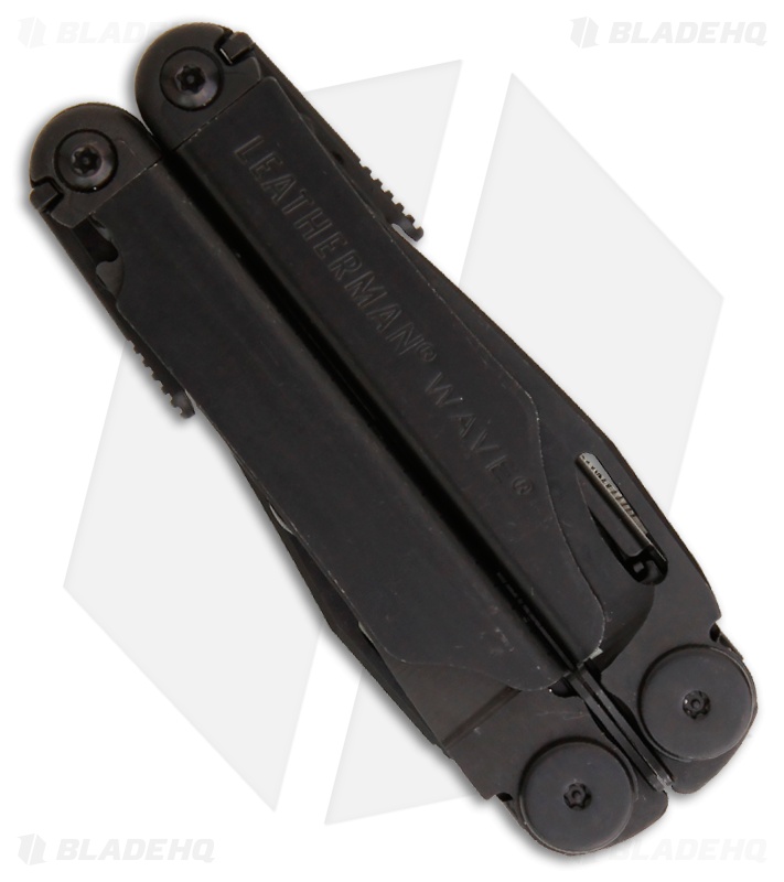 Leatherman Wave Multi Tool Black w/ Crimper & MOLLE Sheath (17-in-1) 832533
