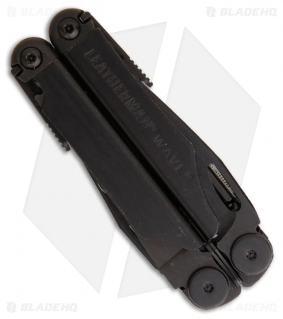 Leatherman Wave Multi Tool Black w/ Crimper & MOLLE Sheath (17-in-1) 832533