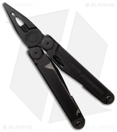Leatherman Wave Multi Tool Black w/ Crimper & MOLLE Sheath (17-in-1) 832533