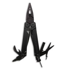 Leatherman Wave Multi Tool Black w/ Crimper & MOLLE Sheath (17-in-1) 832533