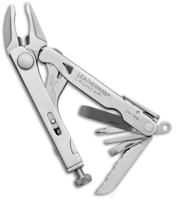 Leatherman Crunch Multi Tool w Leather Sheath 15 in 1