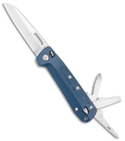 Leatherman Free K2 Multi 7-in-1 Folding Knife Navy (3.3" Satin)