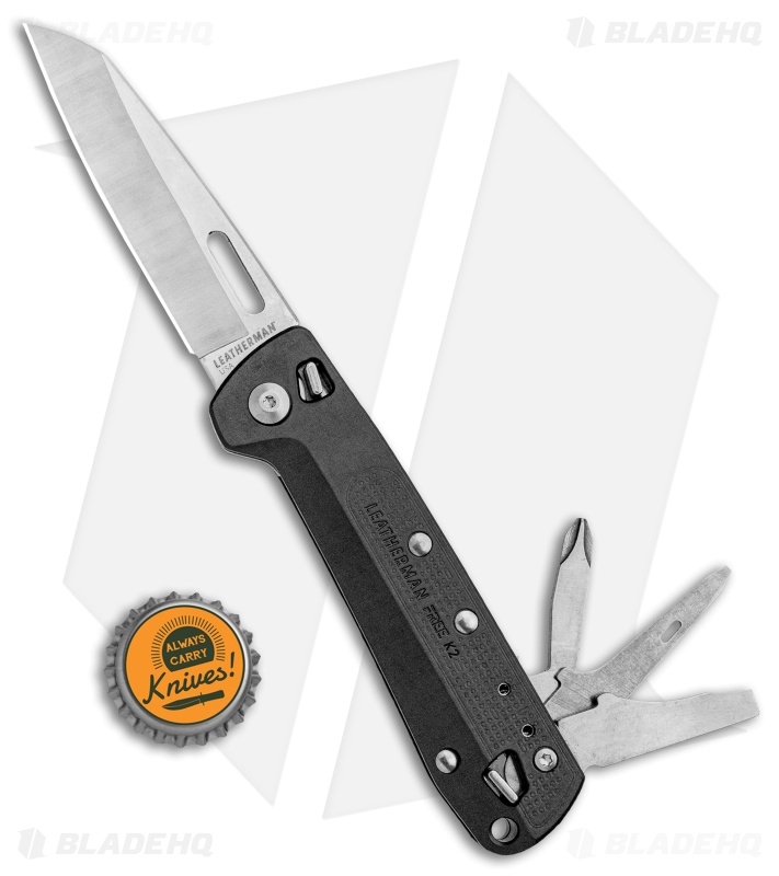 Leatherman Free K2 Multi-Purpose 7-in-1 Folding Knife Gray (3.3" Satin) 832656