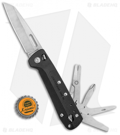 Leatherman Free K4 Multi-Purpose 9-in-1 Folding Knife (3.3" Satin) Gray 832664