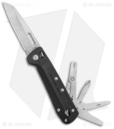 Leatherman Free K4 - 9-in-1 Folding Knife | Black/Plain