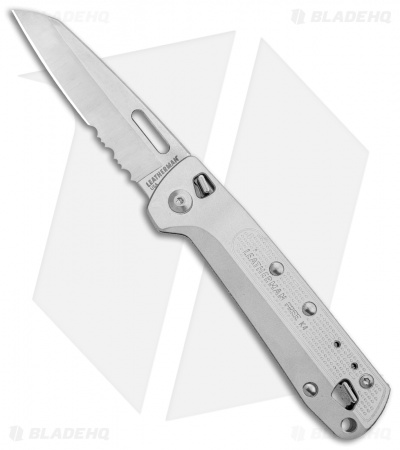 Leatherman Free K4 Multi-Purpose 9-in-1 Folding Knife (3.3" Satin) Silver 832660