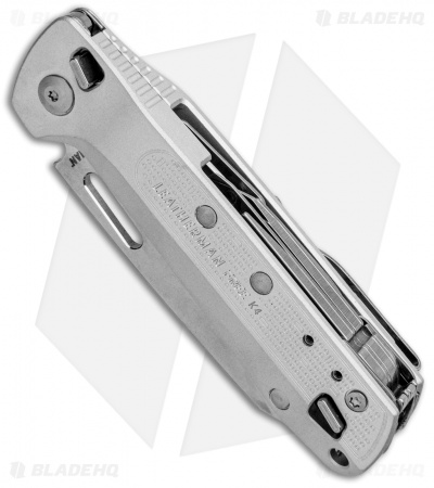 Leatherman Free K4 Multi-Purpose 9-in-1 Folding Knife (3.3" Satin) Silver 832660