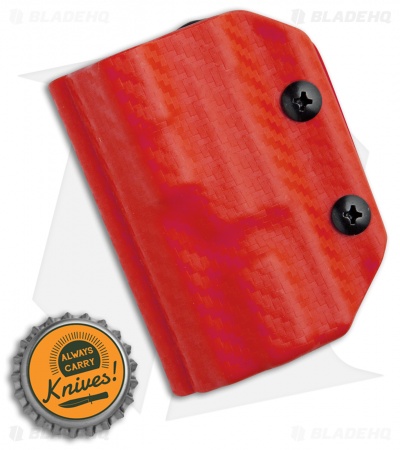 Clip & Carry Kydex Sheath for Leatherman Free P2 Multi-Tool (Red CF)