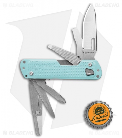 Leatherman Free T4 Multi-Purpose 12-in-1 Folding Arctic (2.2" Satin) 832684