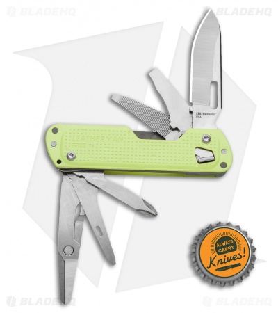Leatherman Free T4 Multi-Purpose 12-in-1 Folding Lunar (2.2" Satin) 832684