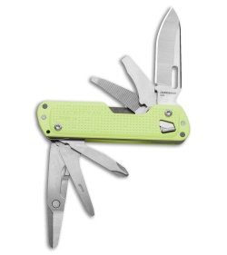 Leatherman Free T4 Multi-Purpose 12-in-1 Folding Lunar (2.2" Satin) 832684