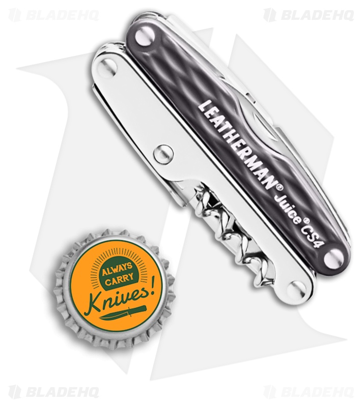 Leatherman Juice CS4 Multi Tool Granite Gray w/ Sheath (15-in-1)