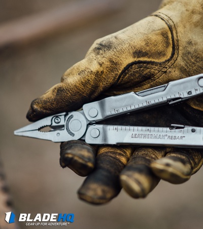 Leatherman Rebar Silver Multi Tool Nylon Sheath Blade HQ