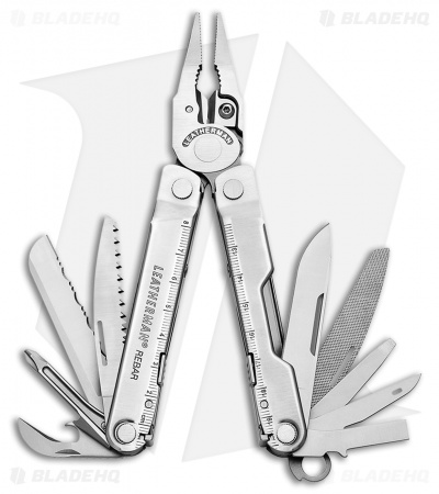 Leatherman Rebar Silver Multi-Tool w/ Nylon Sheath (17-in-1) 831548