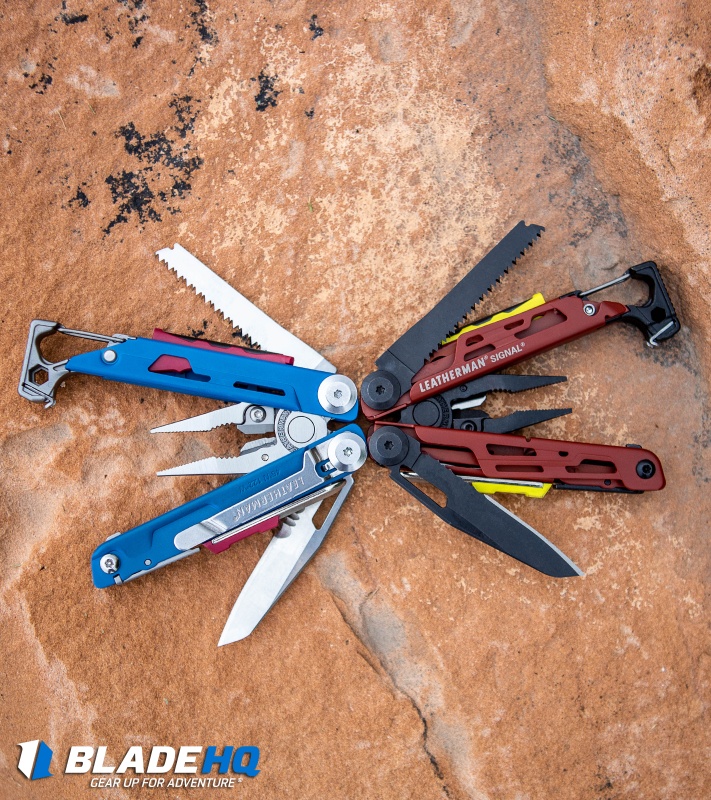 Leatherman Signal Multi Tool Red Black Blade Hq