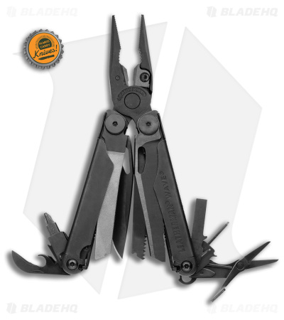 Leatherman Wave Plus Black Multi Tool w/ Nylon MOLLE Sheath (17-in-1)