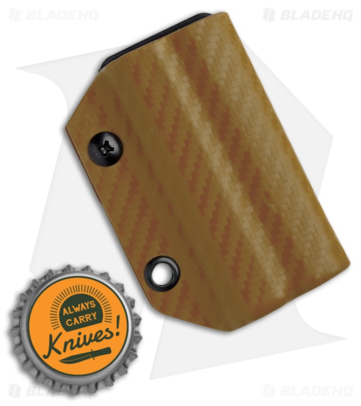 Clip & Carry Kydex Sheath Keychain for Leatherman Wingman (Tan CF)