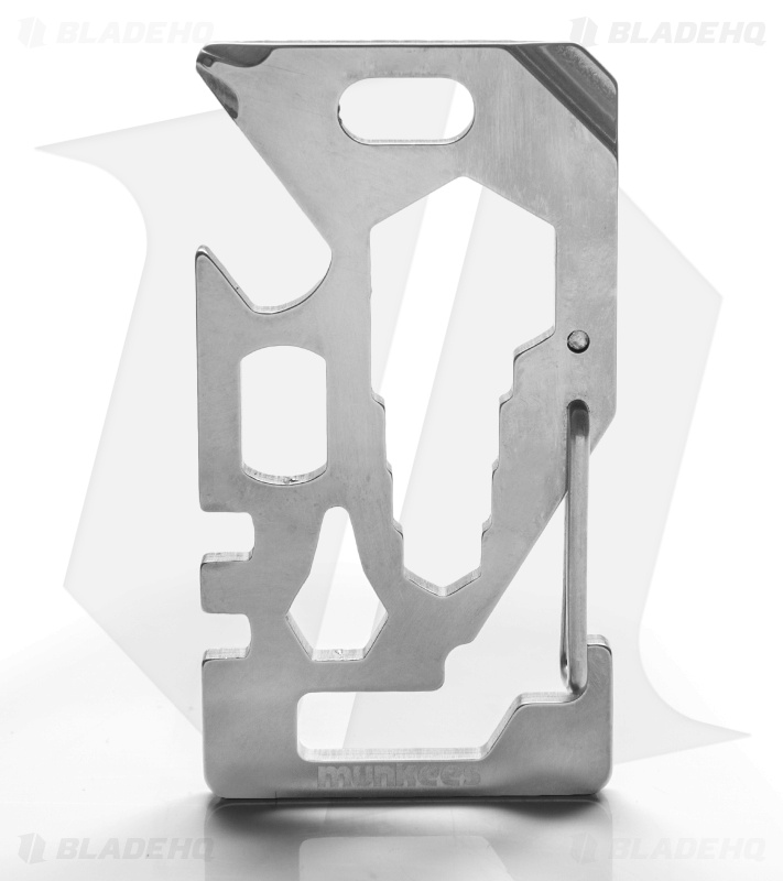 Munkees Stainless Steel Carabiner Multi-Tool 2503