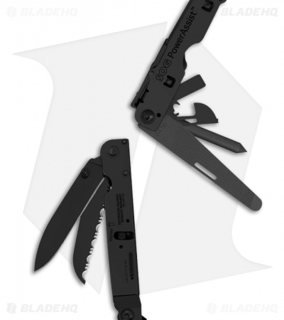 SOG PowerAssist EOD Multitool Black Oxide (14-in-1) B67