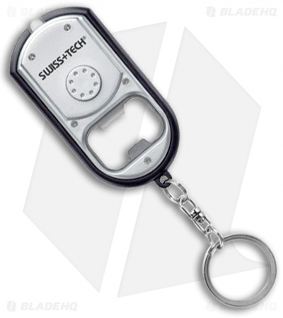 Swiss Tech Keychain LED Flashlight w/ Bottle Opener