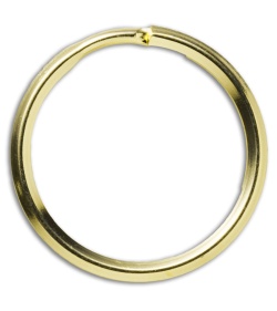 UMX Stainless Steel Split Ring - 30mm / Gold